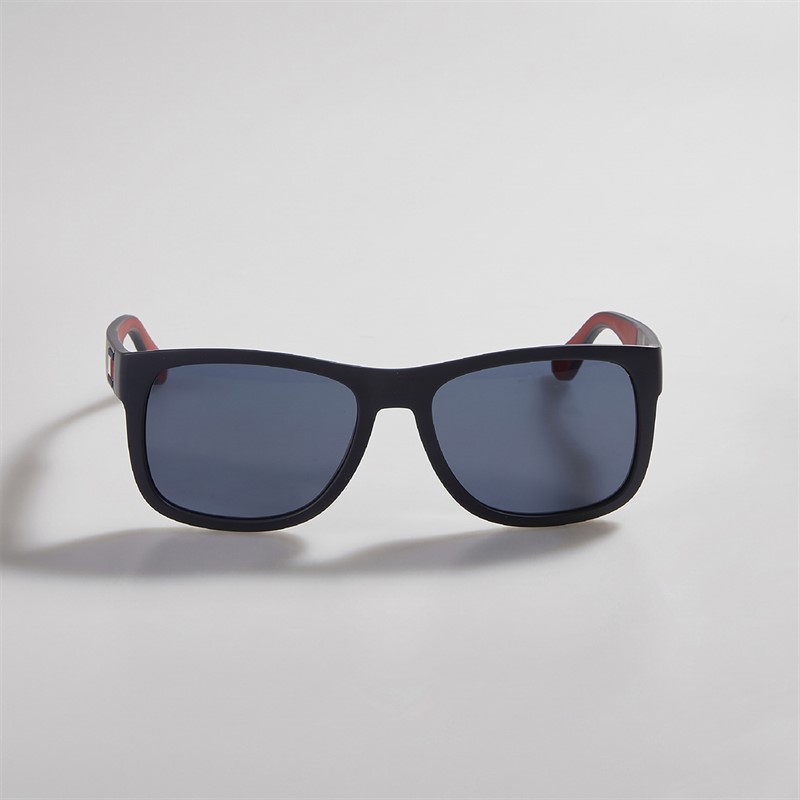 Tommy Hilfiger Mens Rectangular Sunglasses Blue/Red - foto 3