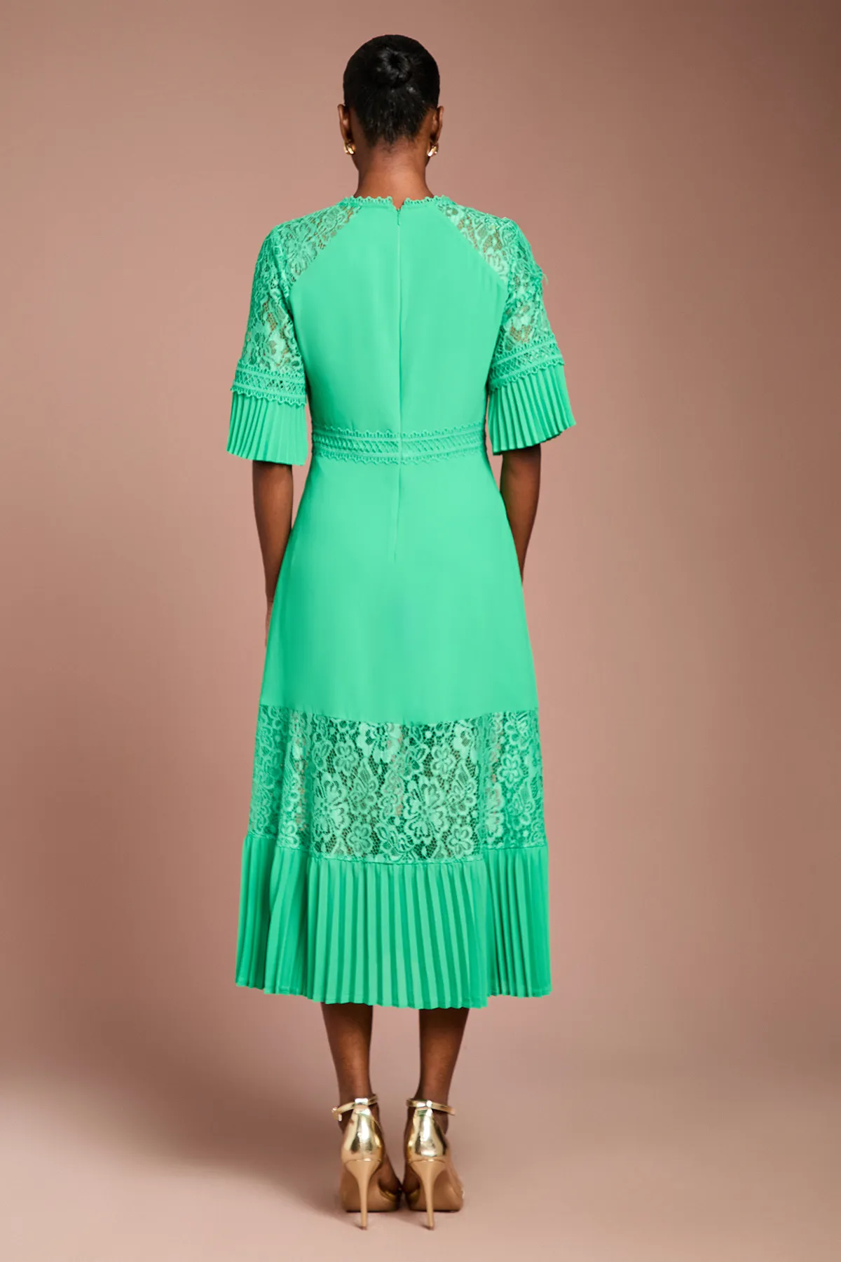 View product Lace Insert Midi Dress - foto 3