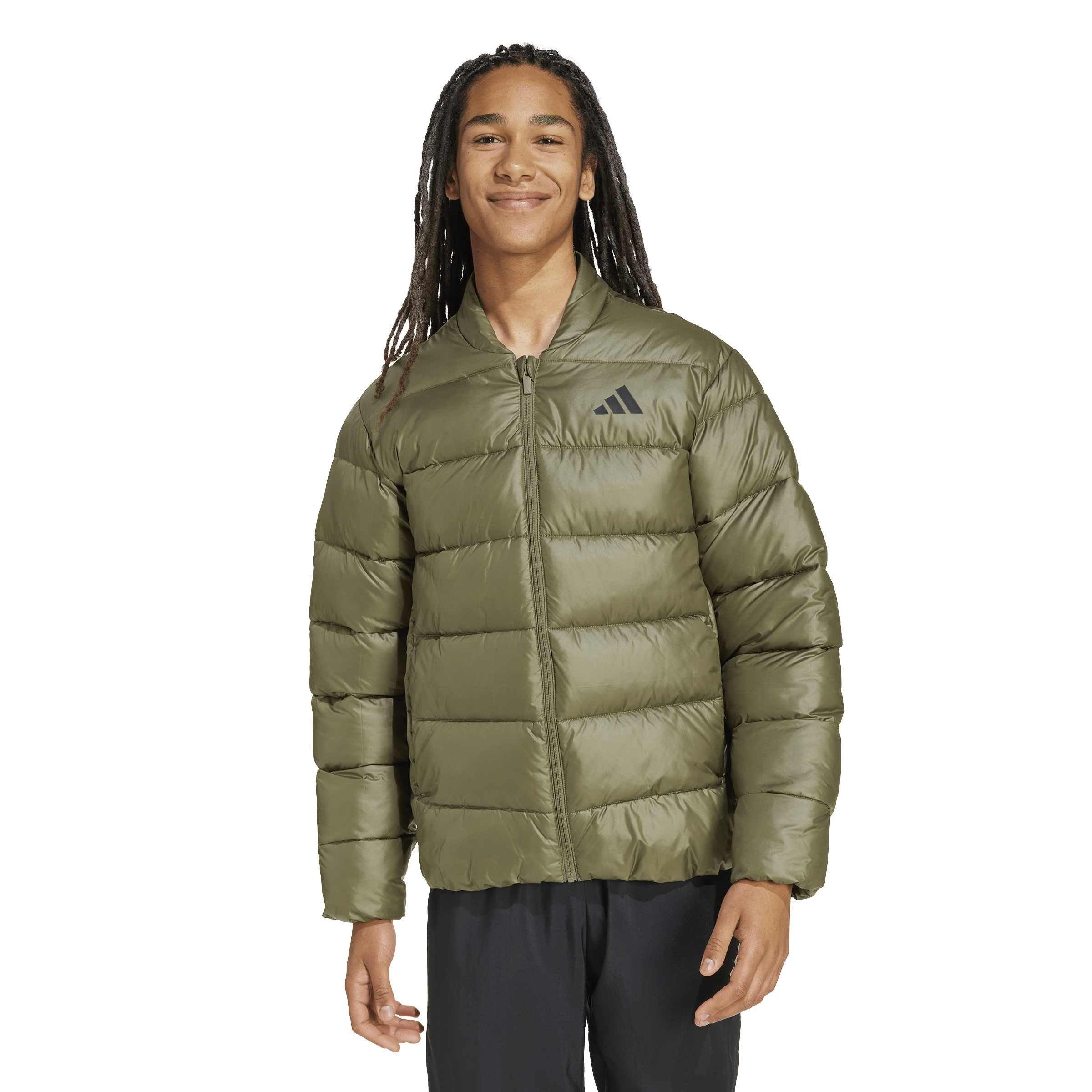 adidas Men's Essentials Hooded Full-Zip Puffer Jacket - foto 2