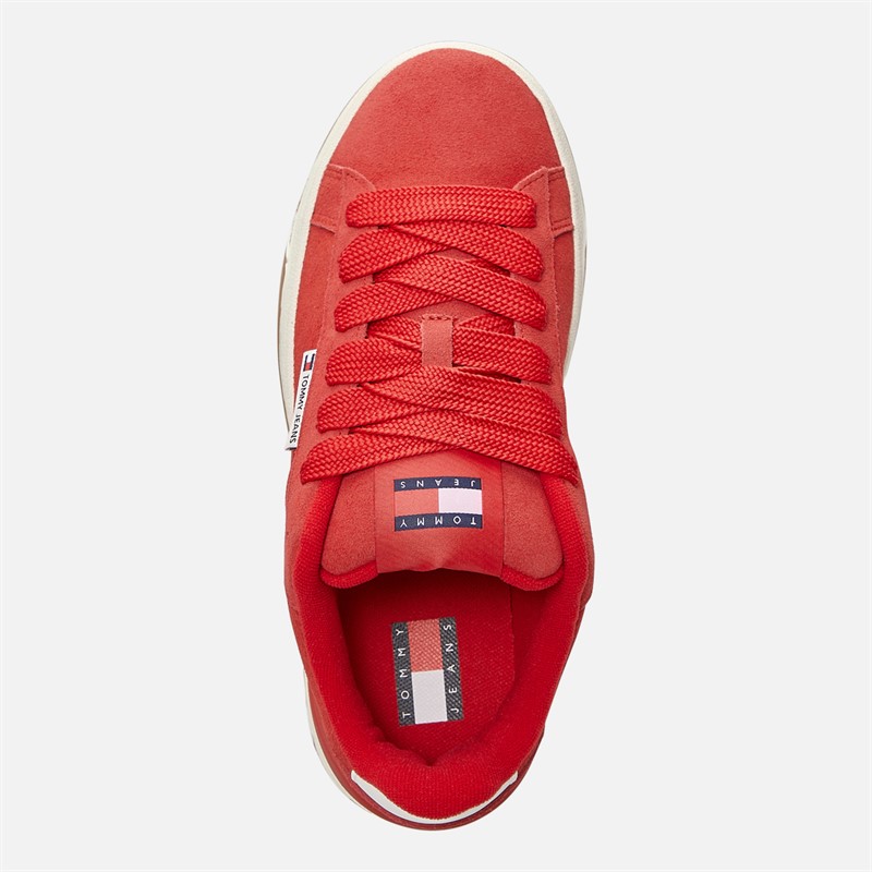 Womens Skate Trainers Red Hot